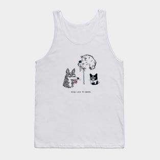 Dogs Like To Drool Tank Top